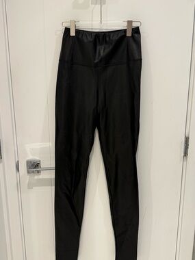 Wilfred Black Faux Leather High-Waist Leggings
